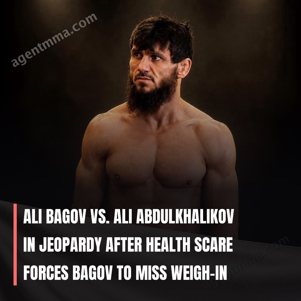 Ali Bagov vs. Ali Abdulkhalikov in jeopardy after health scare forces Bagov to miss weigh-in