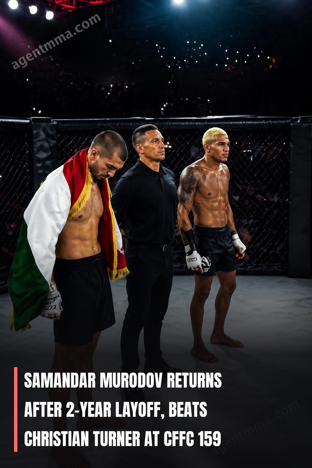 Samandar Murodov Returns After 2-Year Layoff, Beats Christian Turner at CFFC 159