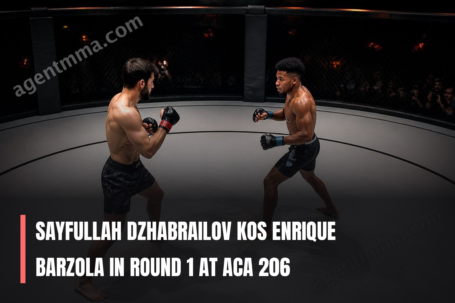 Sayfullah Dzhabrailov KOs Enrique Barzola in Round 1 at ACA 206