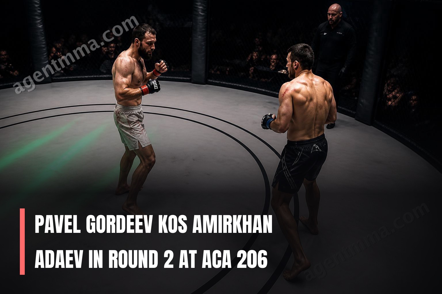 Pavel Gordeev KOs Amirkhan Adaev in Round 2 at ACA 206