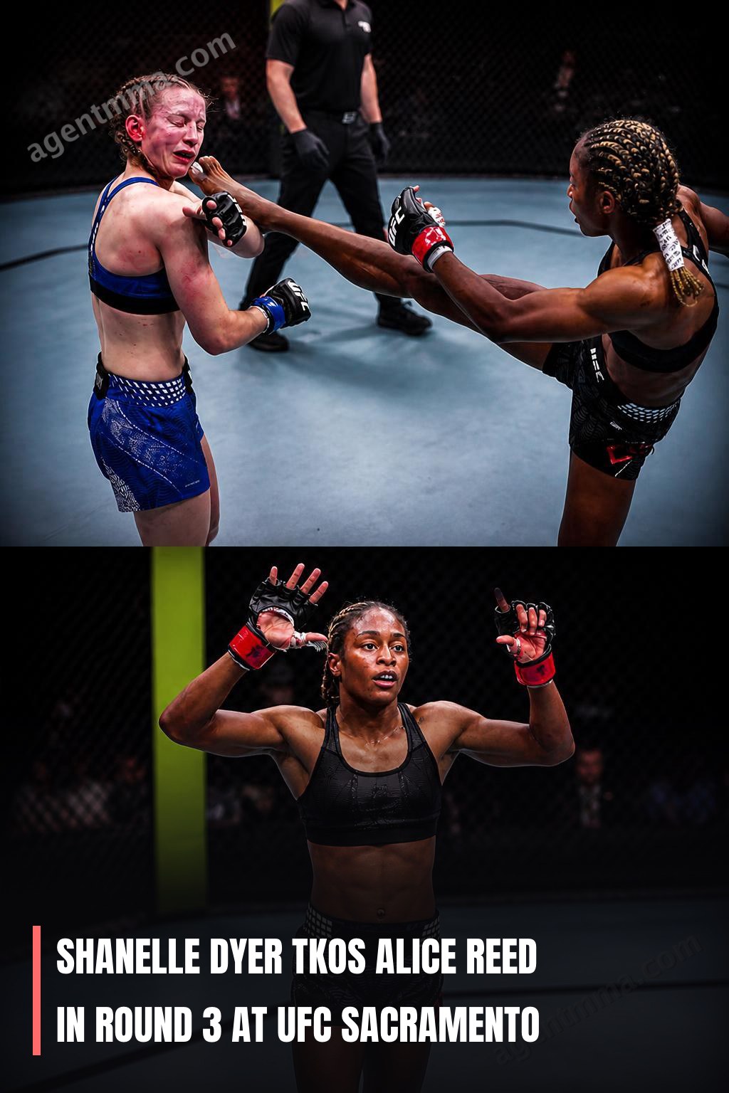 Shanelle Dyer Opens UFC Sacramento With Third-Round Finish