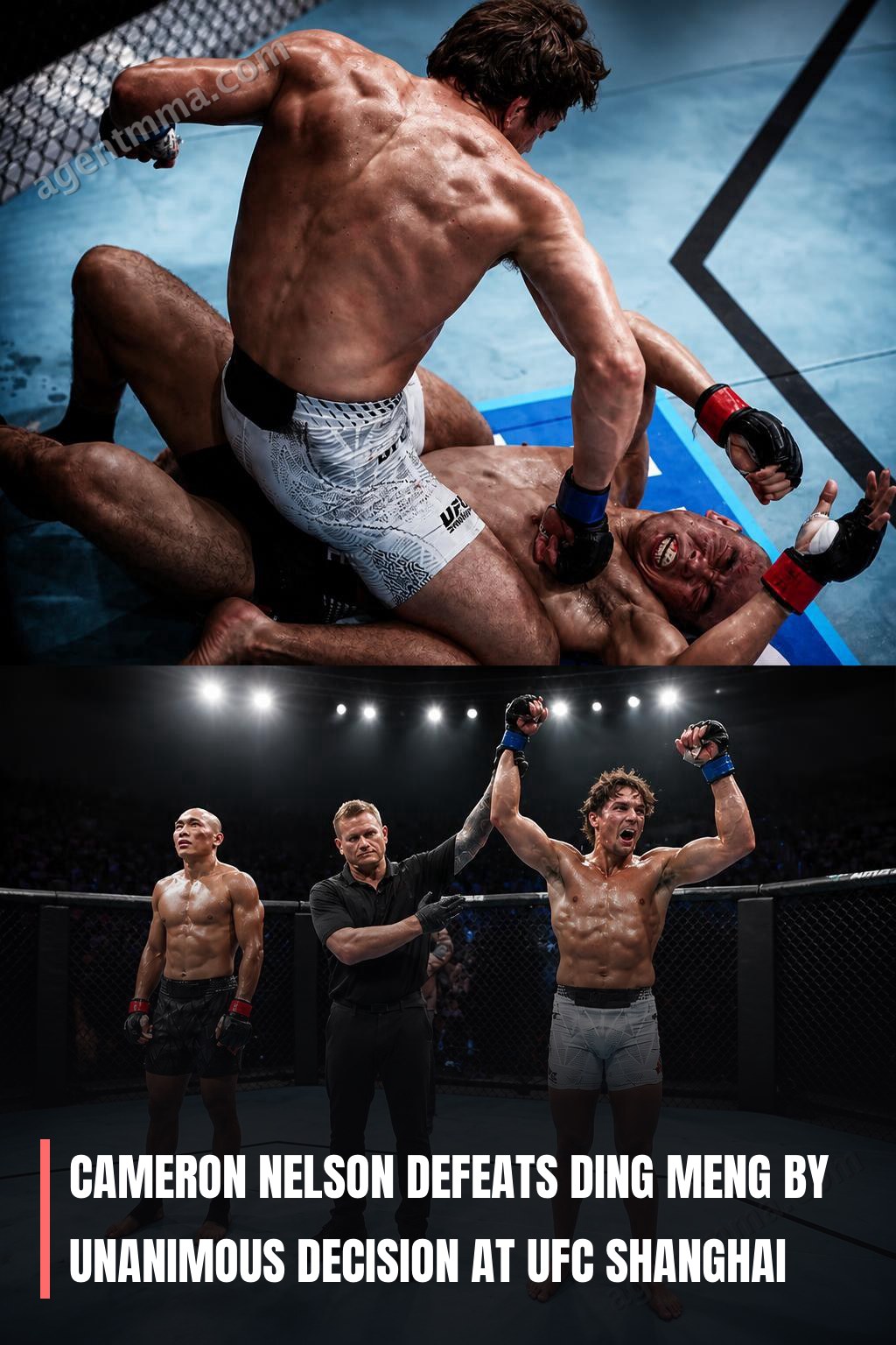 Cameron Nelson Defeats Ding Meng by Unanimous Decision at UFC Shanghai