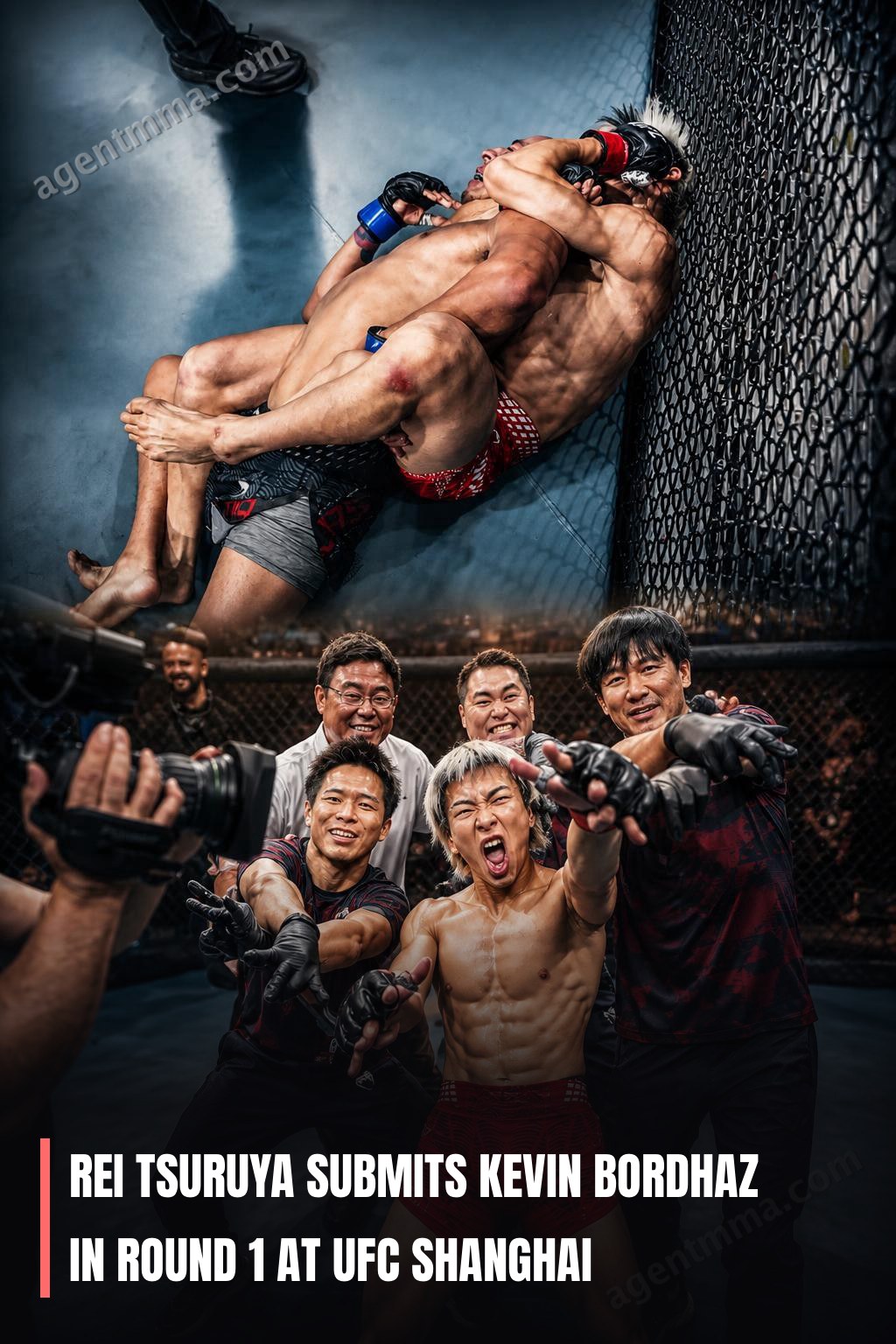 Rei Tsuruya Submits Kevin Bordhaz in Round 1 at UFC Shanghai