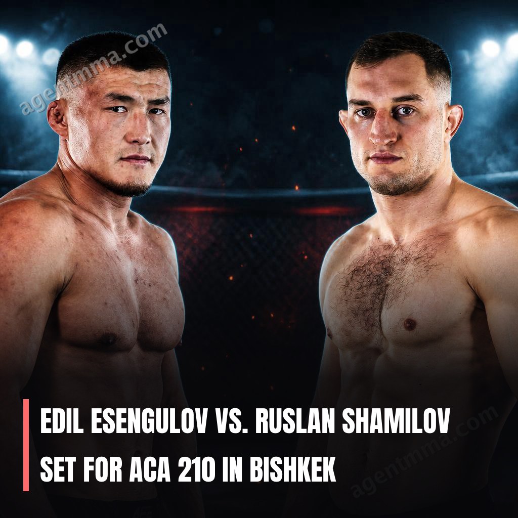 Edil Esengulov vs. Ruslan Shamilov prévu pour l'ACA 210 à Bishkek