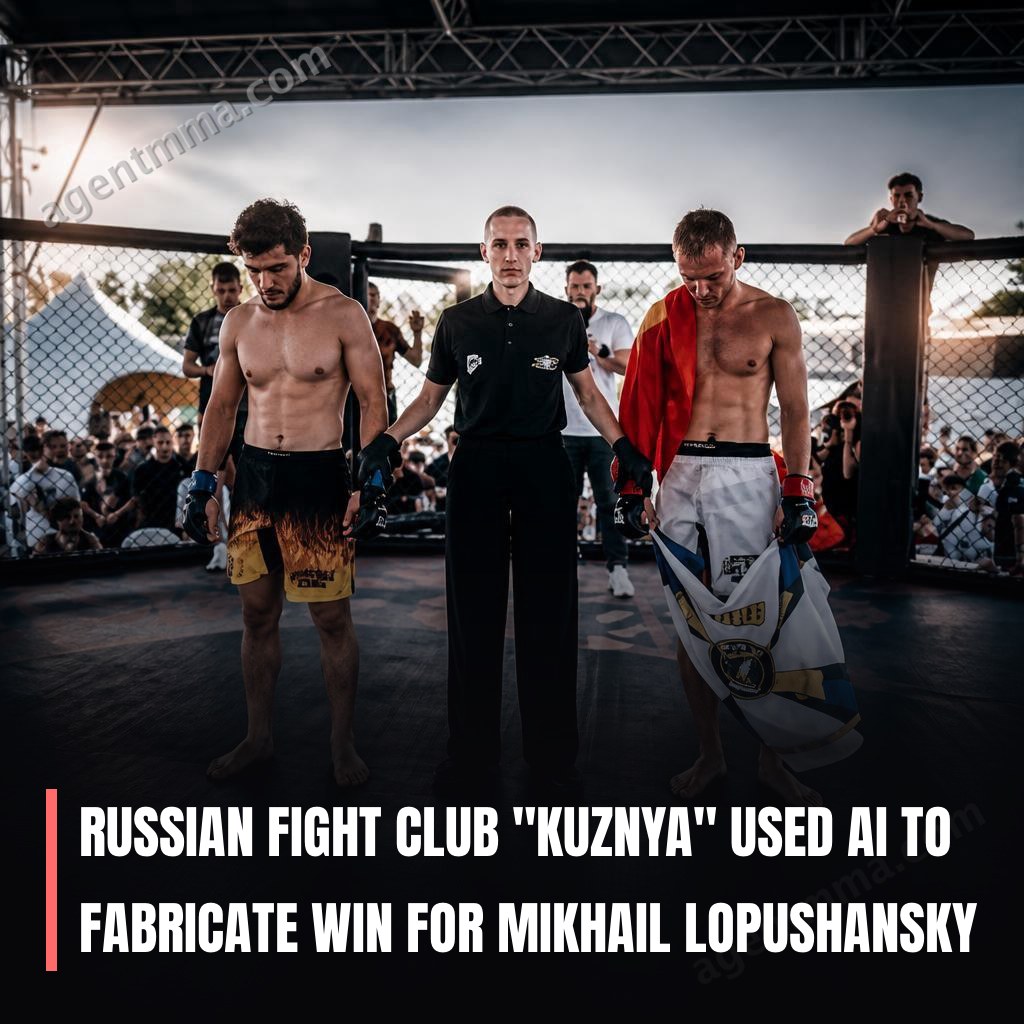 Russian Fight Club "Kuznya" Used AI to Fabricate Win for Mikhail Lopushansky