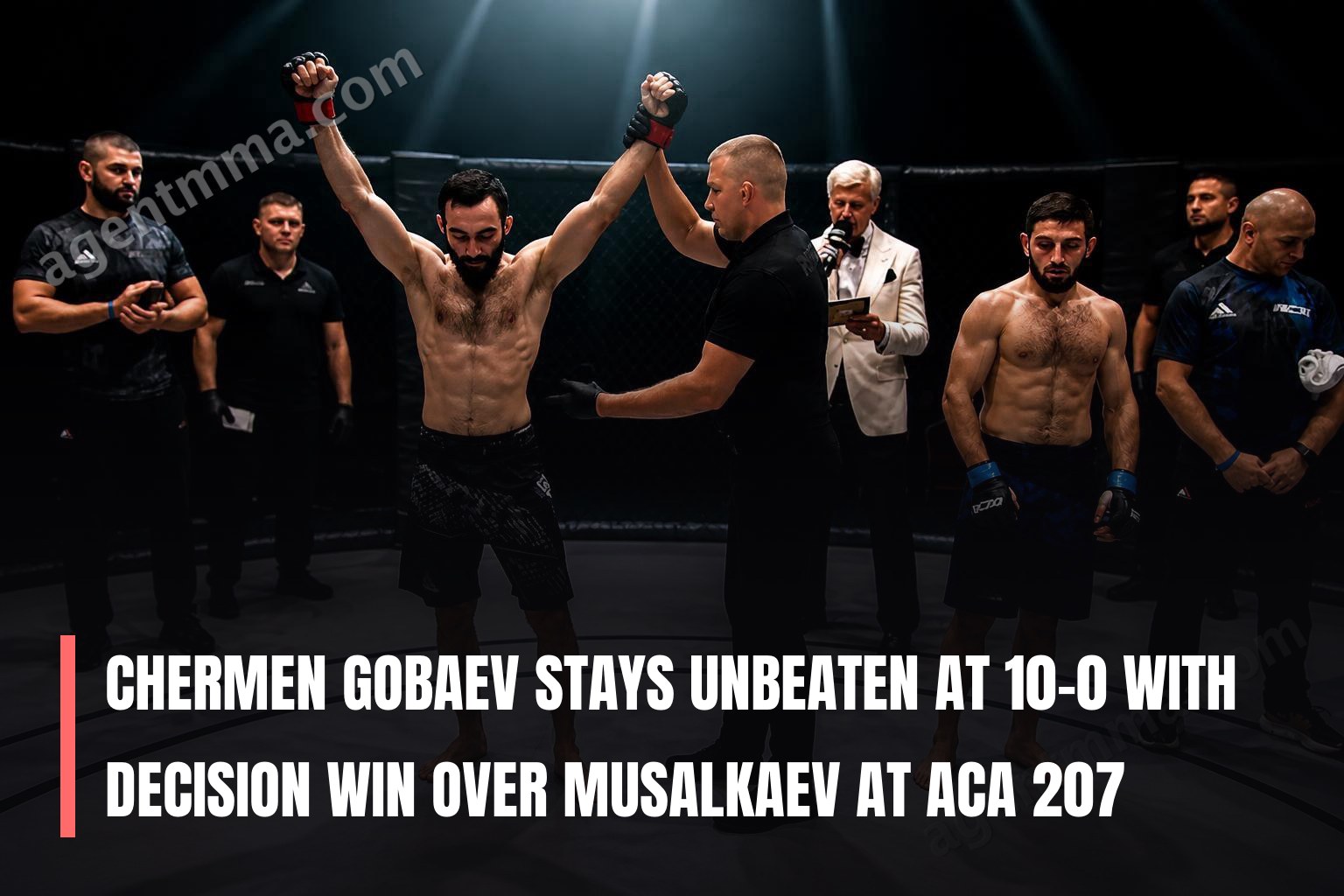 Chermen Gobaev Stays Unbeaten at 10-0 With Decision Win Over Musalkaev at ACA 207
