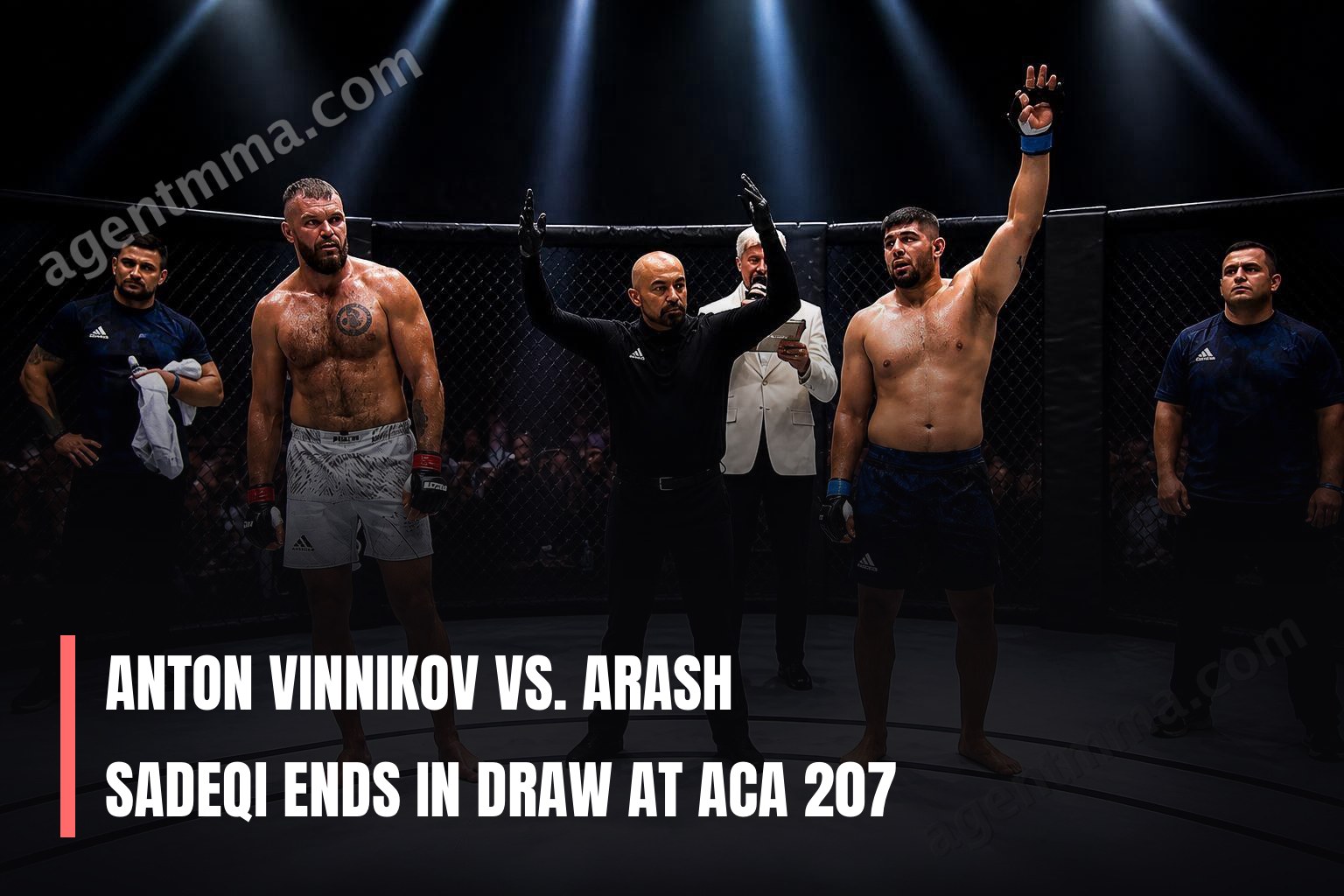Anton Vinnikov vs. Arash Sadeqi Ends in Draw at ACA 207