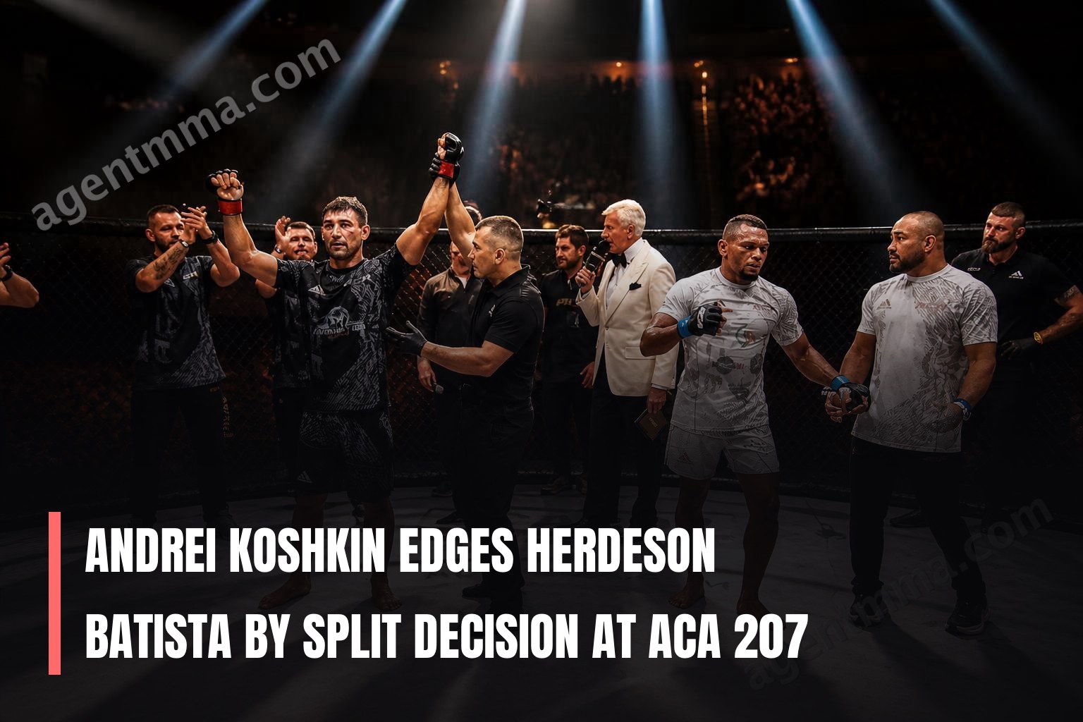 Andrei Koshkin vence a Herdeson Batista por decisión dividida en ACA 207