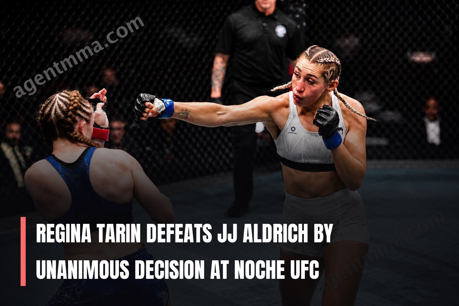 Регина Тарин победила ДжДж Олдрич единогласным решением судей на Noche UFC
