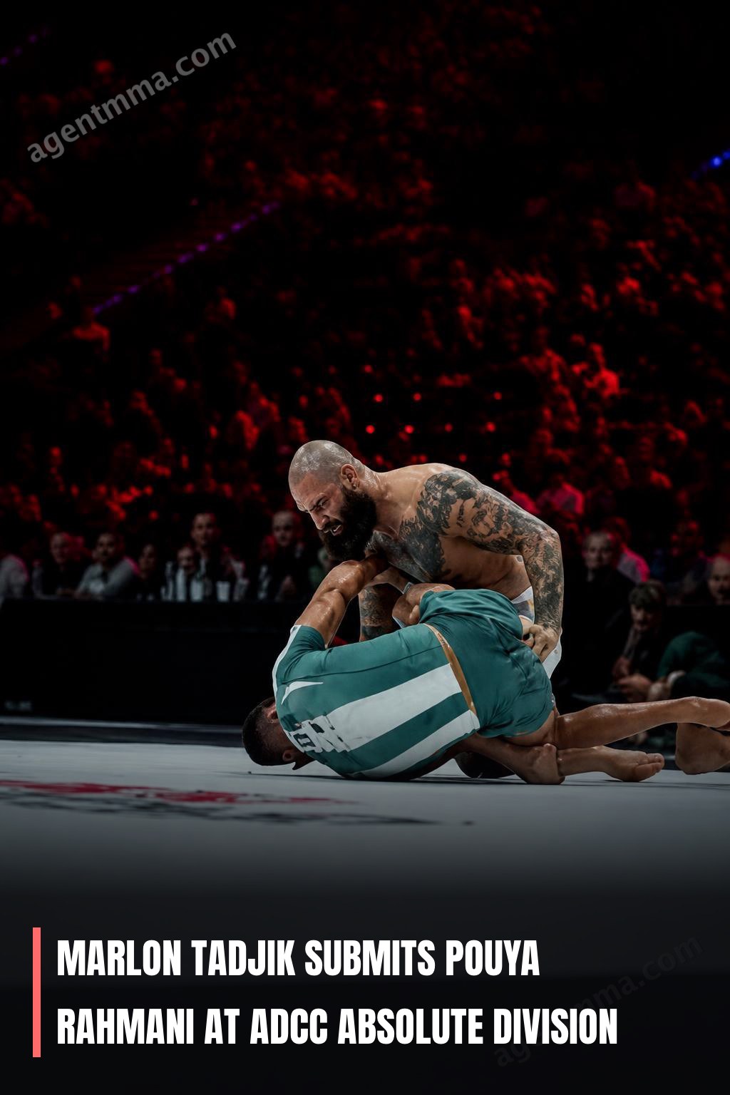 Marlon Tadjik somete a Pouya Rahmani en la división absoluta del ADCC