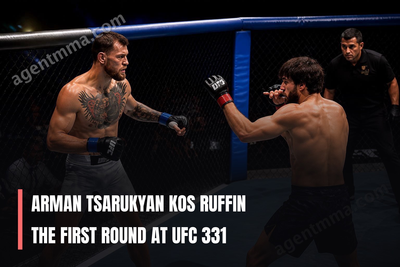 Арман Царукян нокаутировал Raffin в первом раунде на UFC 331