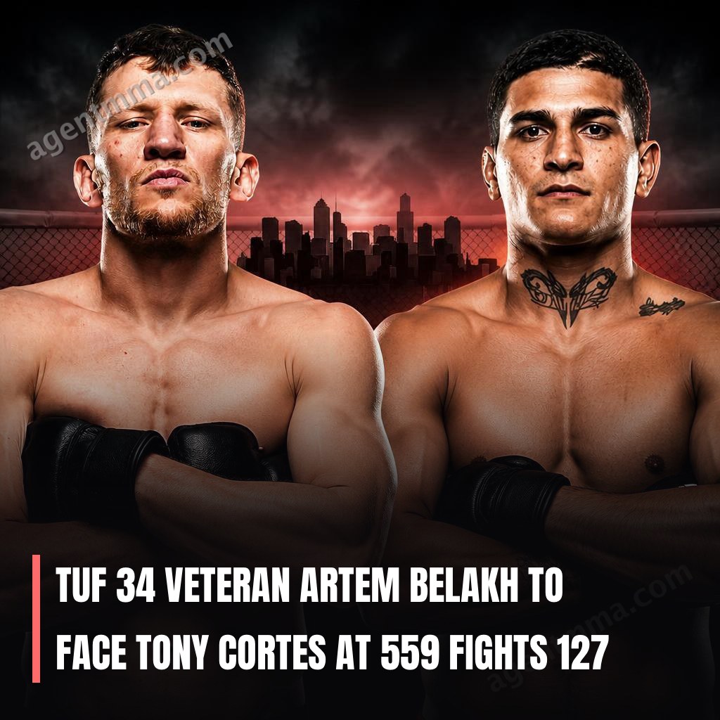 Vétéran de TUF 34 Artem Belakh affrontera Tony Cortes à 559 Fights 127