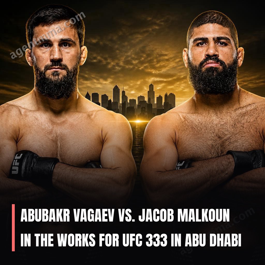 Abubakr Vagaev vs. Jacob Malkoun in the works for UFC 333 in Abu Dhabi