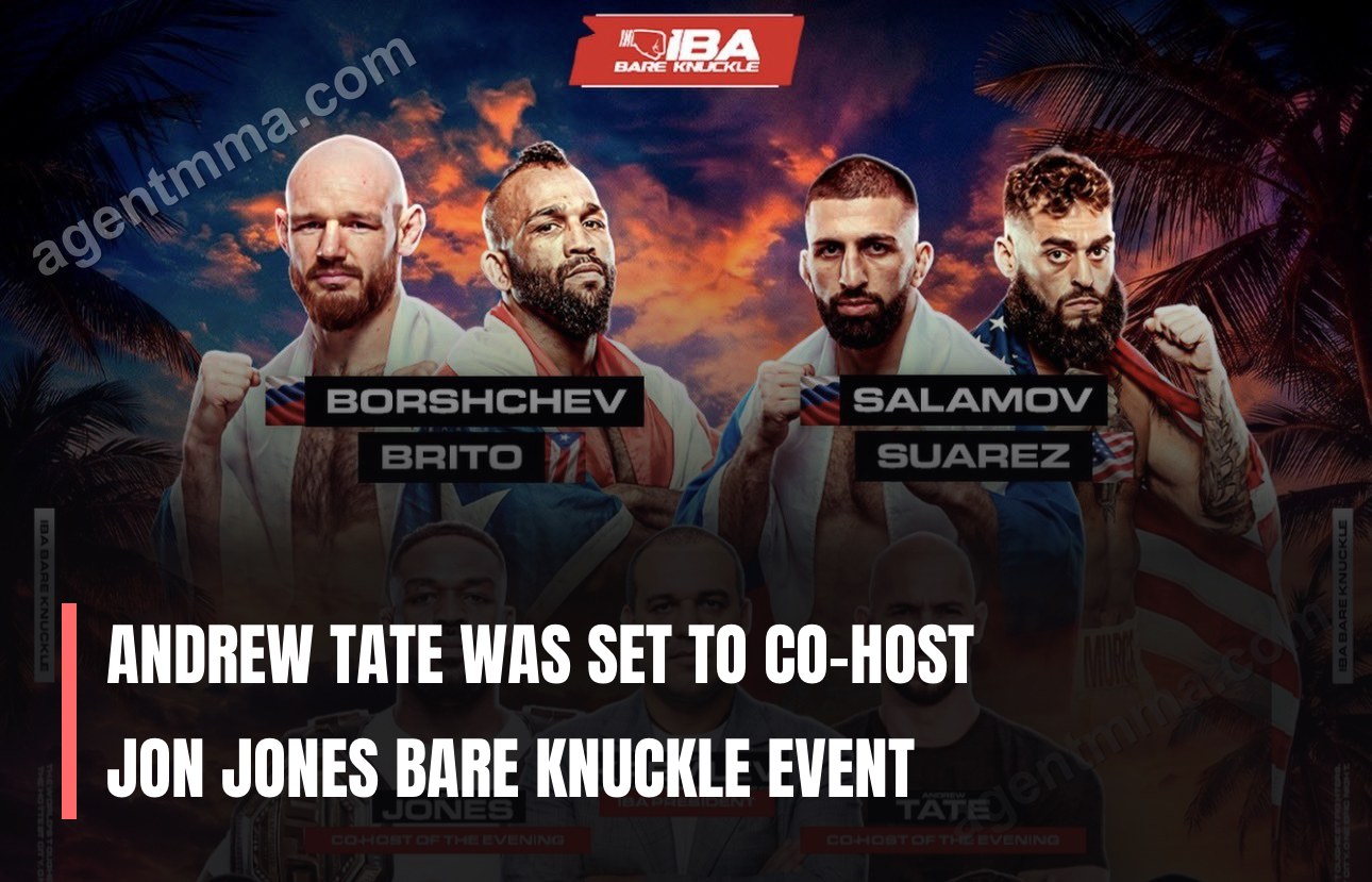 Andrew Tate Was Set to Co-Host Jon Jones Bare Knuckle Event
