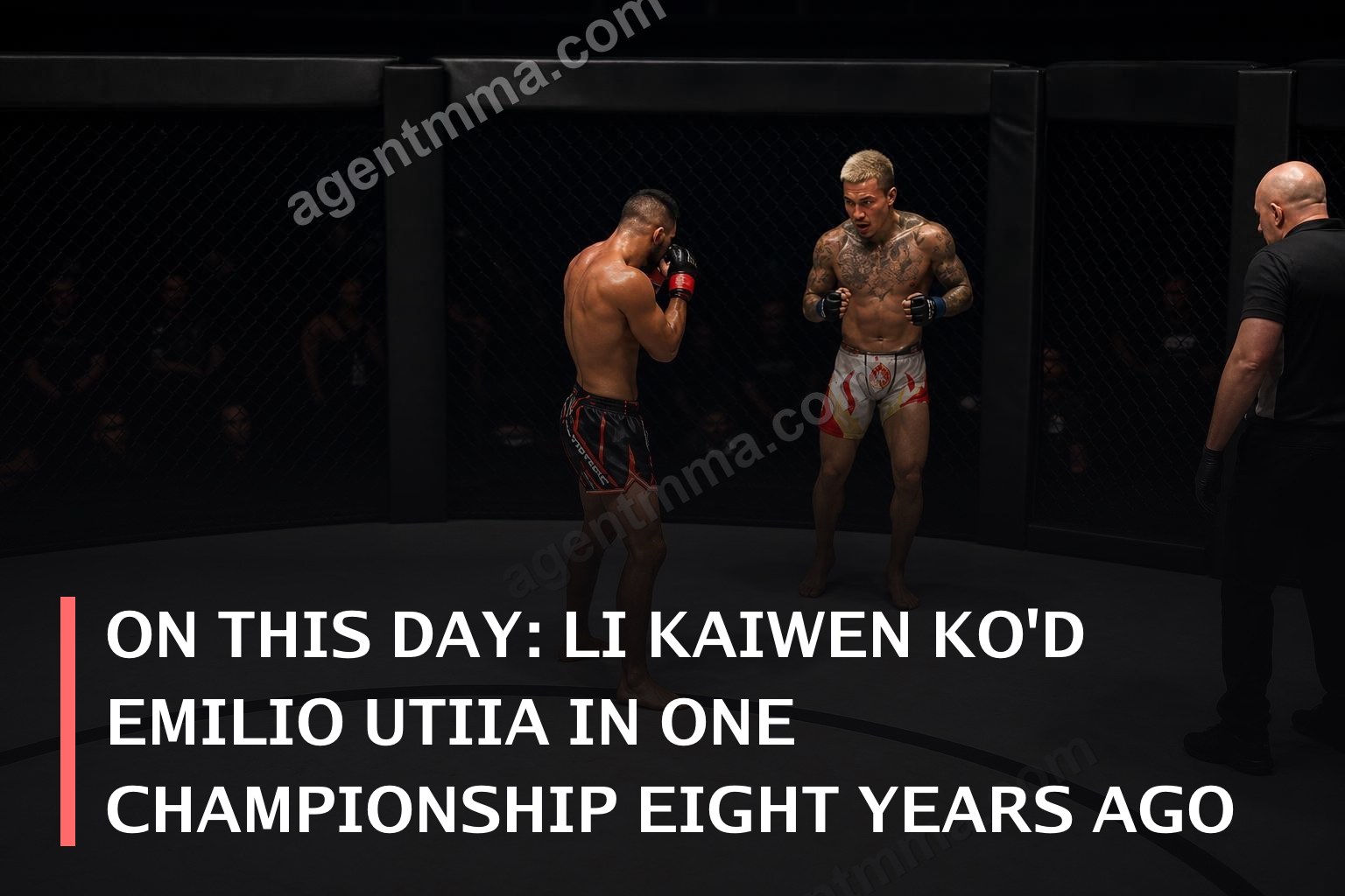 En Este Día: Li Kaiwen Noquea a Emilio Utiia Hace Ocho Años en ONE Championship