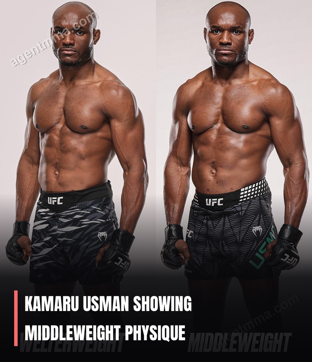 Kamaru Usman Showing Middleweight Physique