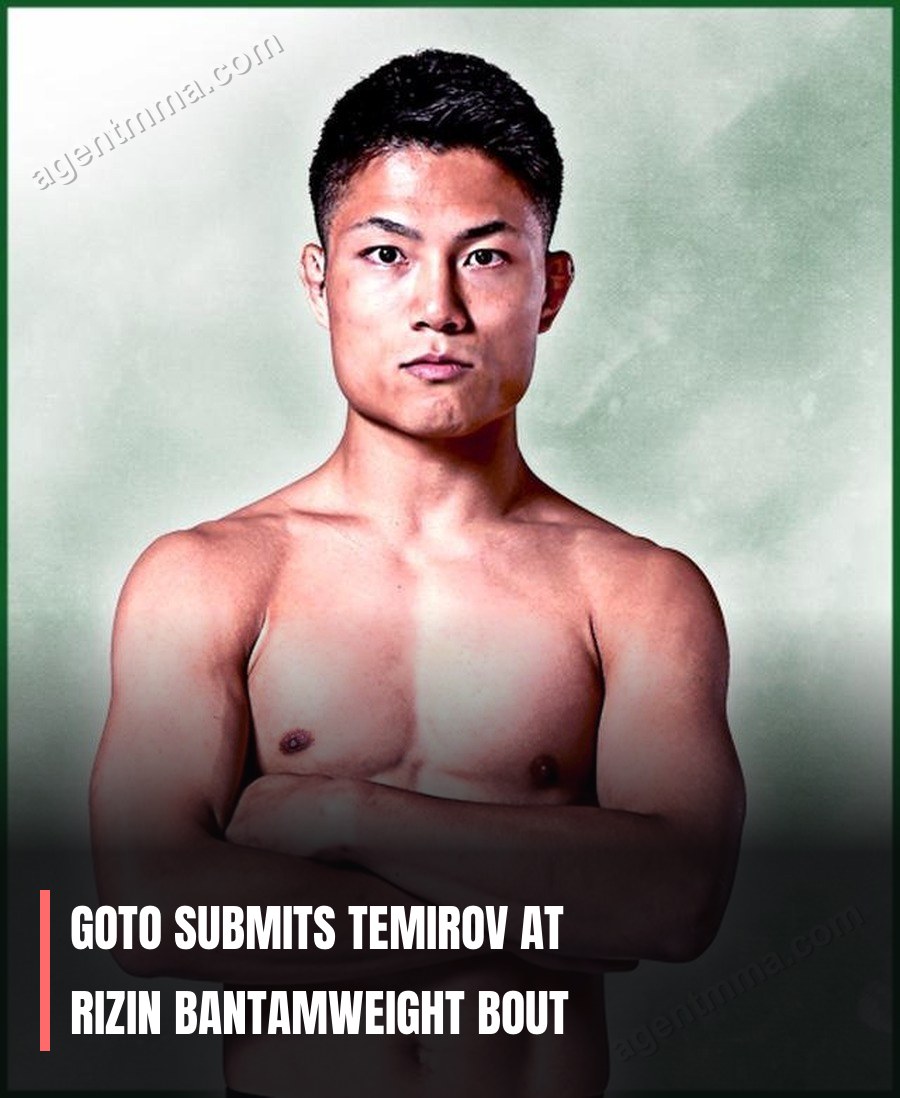 Goto Submits Temirov at RIZIN Bantamweight Bout