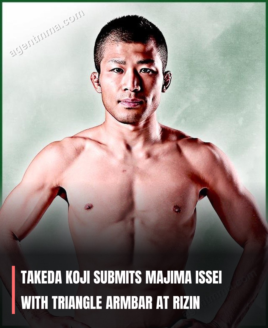 Takeda Koji Submete Majima Issei com Triangle Armbar no RIZIN