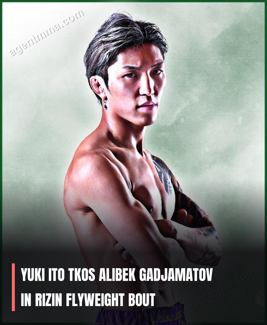 Yuki Ito vence Alibek Gadjamatov por TKO em luta de peso-mosca do RIZIN