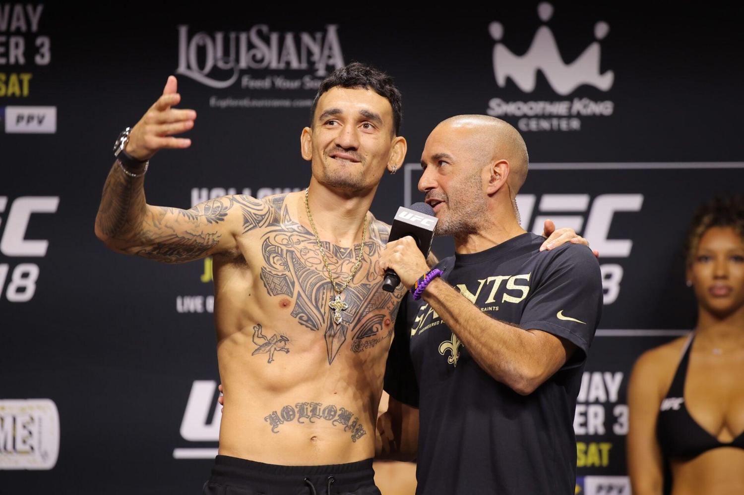 Max Holloway once told UFC commentator he'd move to 185 lbs before retiring