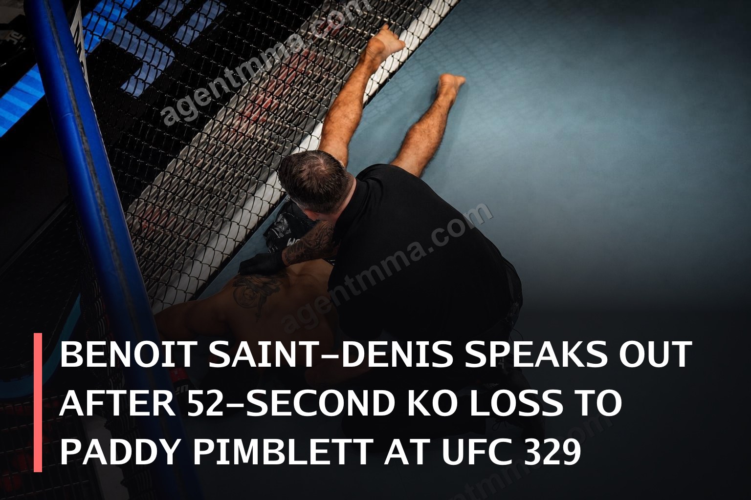 Benoit Saint-Denis se pronuncia tras su derrota por KO en 52 segundos ante Paddy Pimblett en UFC 329