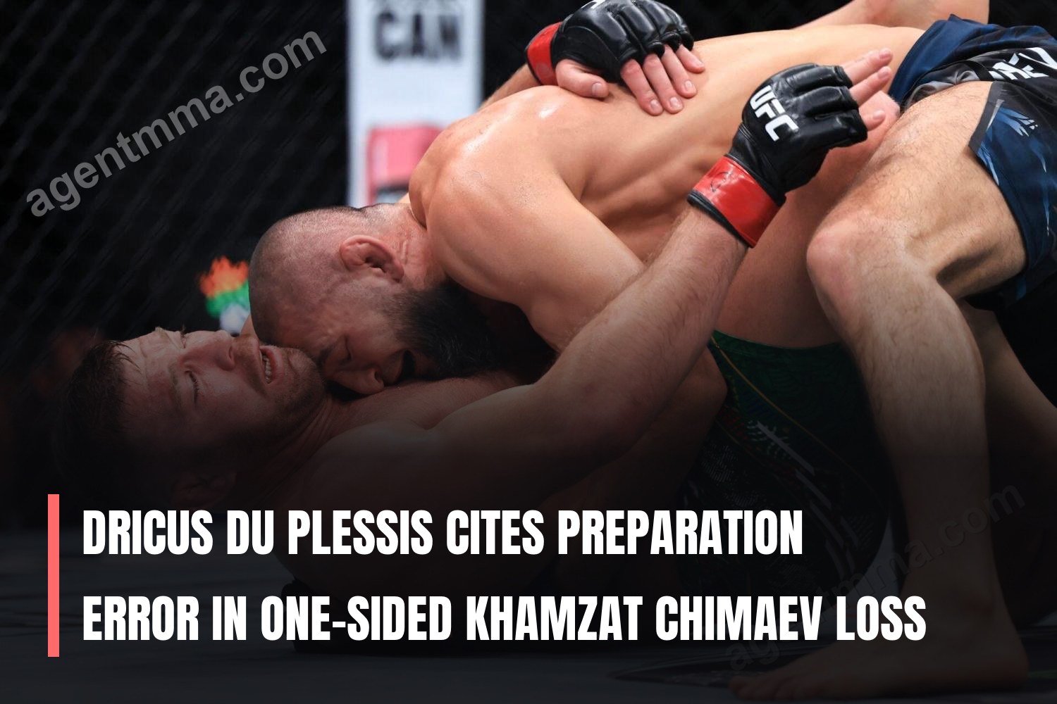Dricus du Plessis Cites Preparation Error in One-Sided Khamzat Chimaev Loss