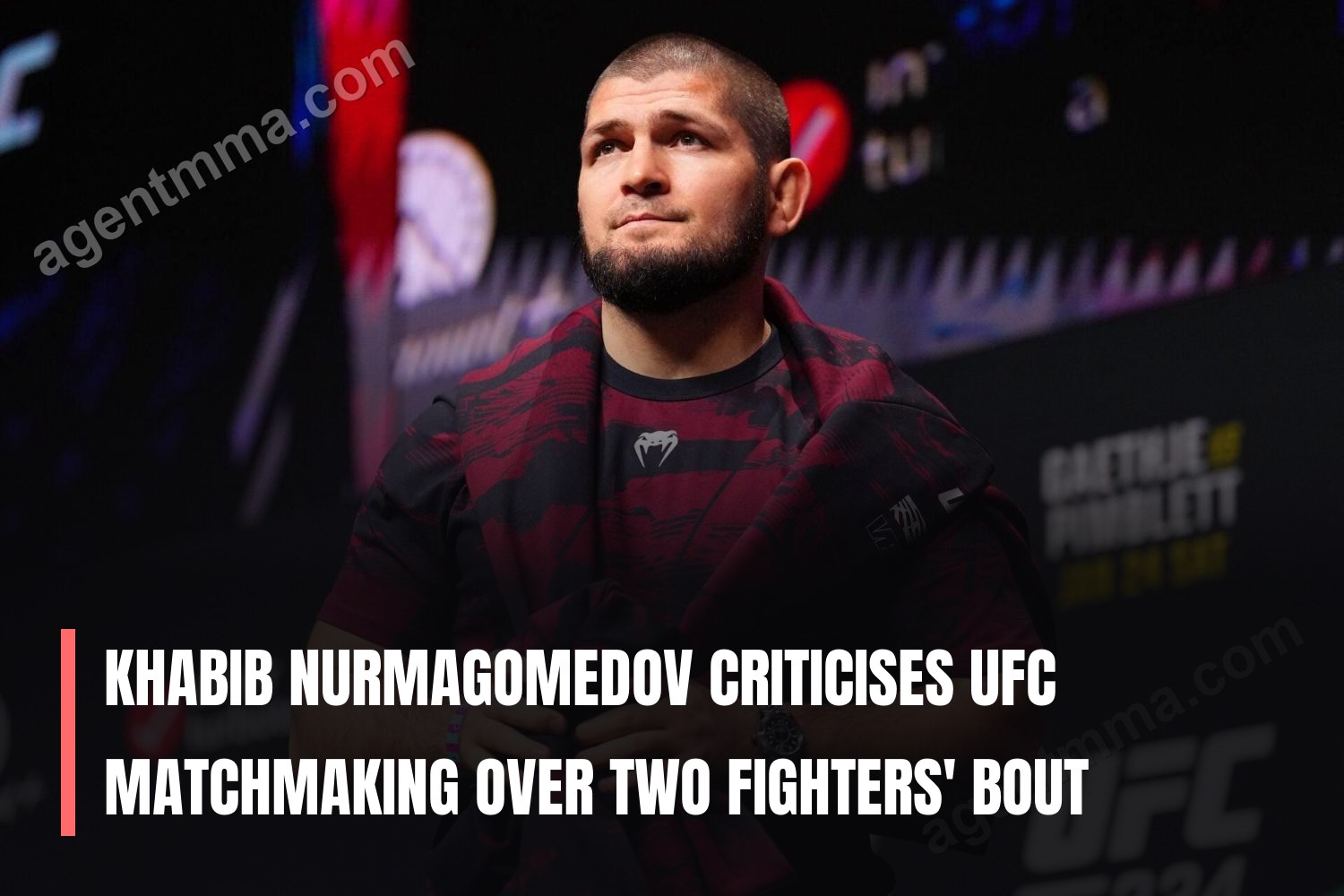 Хабиб Нурмагомедов критикует подбор боев в UFC двум бойцам