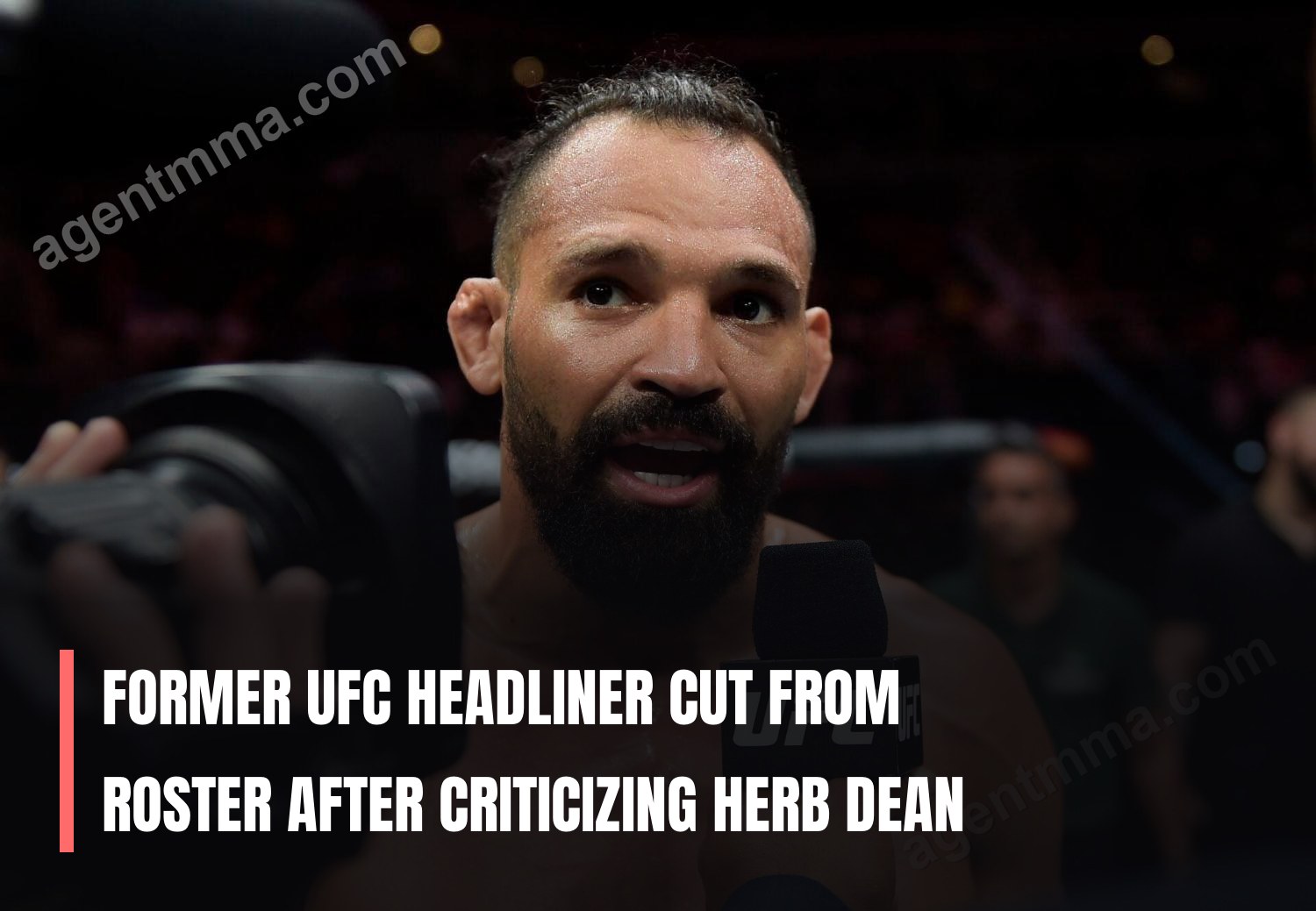 Former UFC Headliner Cut from Roster After Criticizing Herb Dean