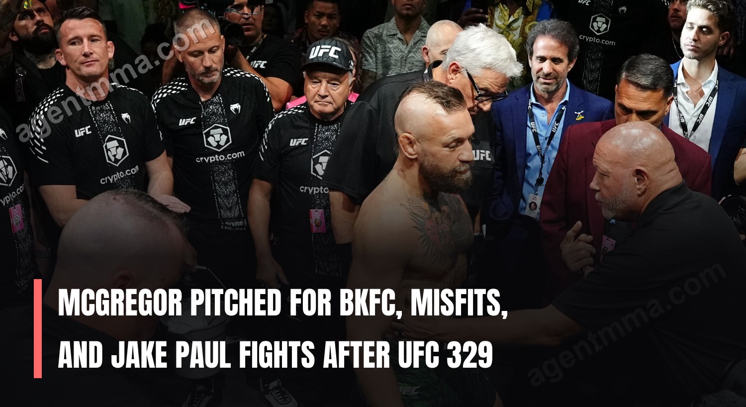 McGregor Pitched for BKFC, Misfits, and Jake Paul Fights After UFC 329