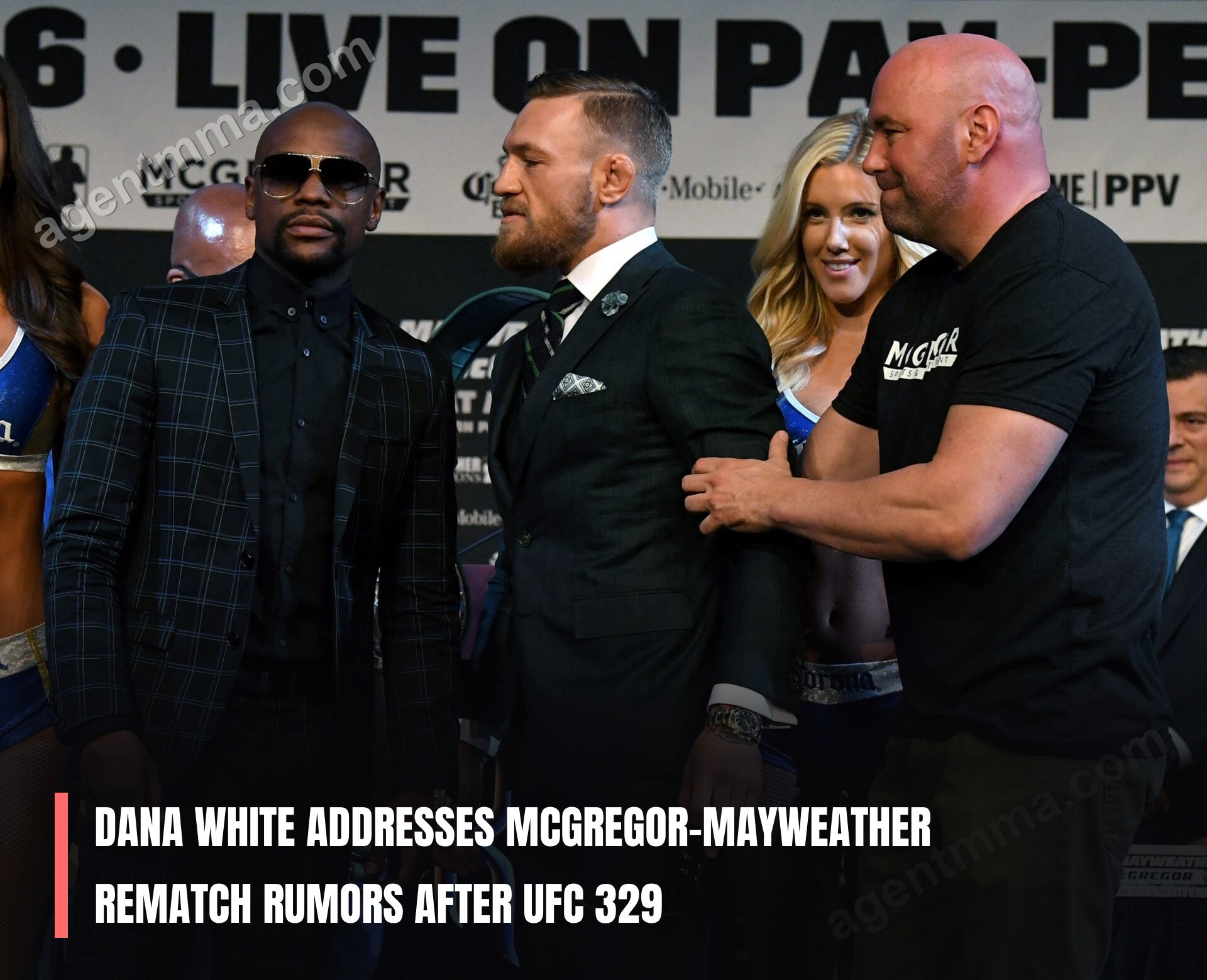 Dana White addresses McGregor-Mayweather rematch rumors after UFC 329