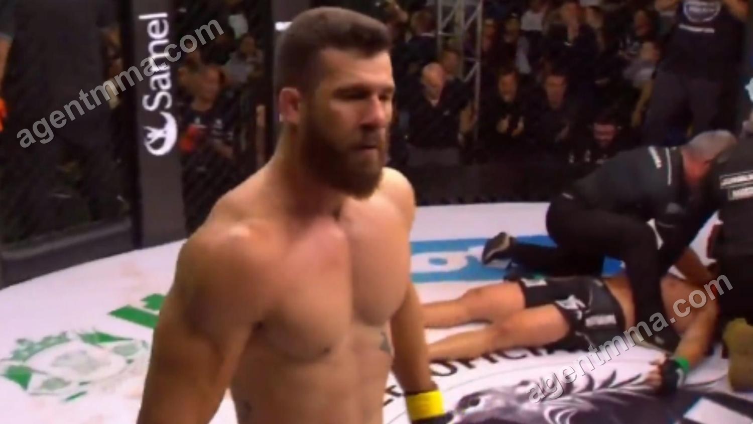 Отон Жассе выиграл титул чемпиона Jungle Fight в среднем весе ударом ногой в голову