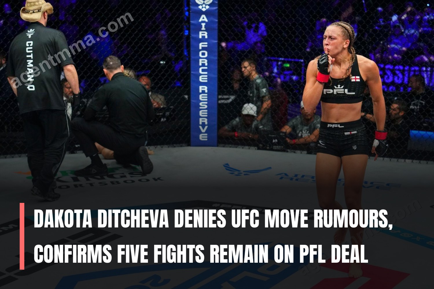 Dakota Ditcheva denies UFC move rumours, confirms five fights remain on PFL deal