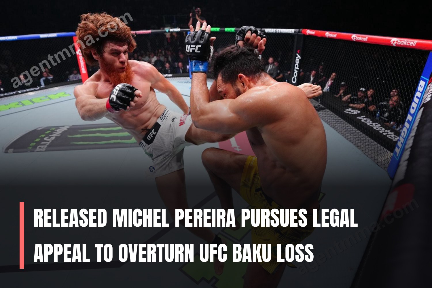 Released Michel Pereira Pursues Legal Appeal to Overturn UFC Baku Loss