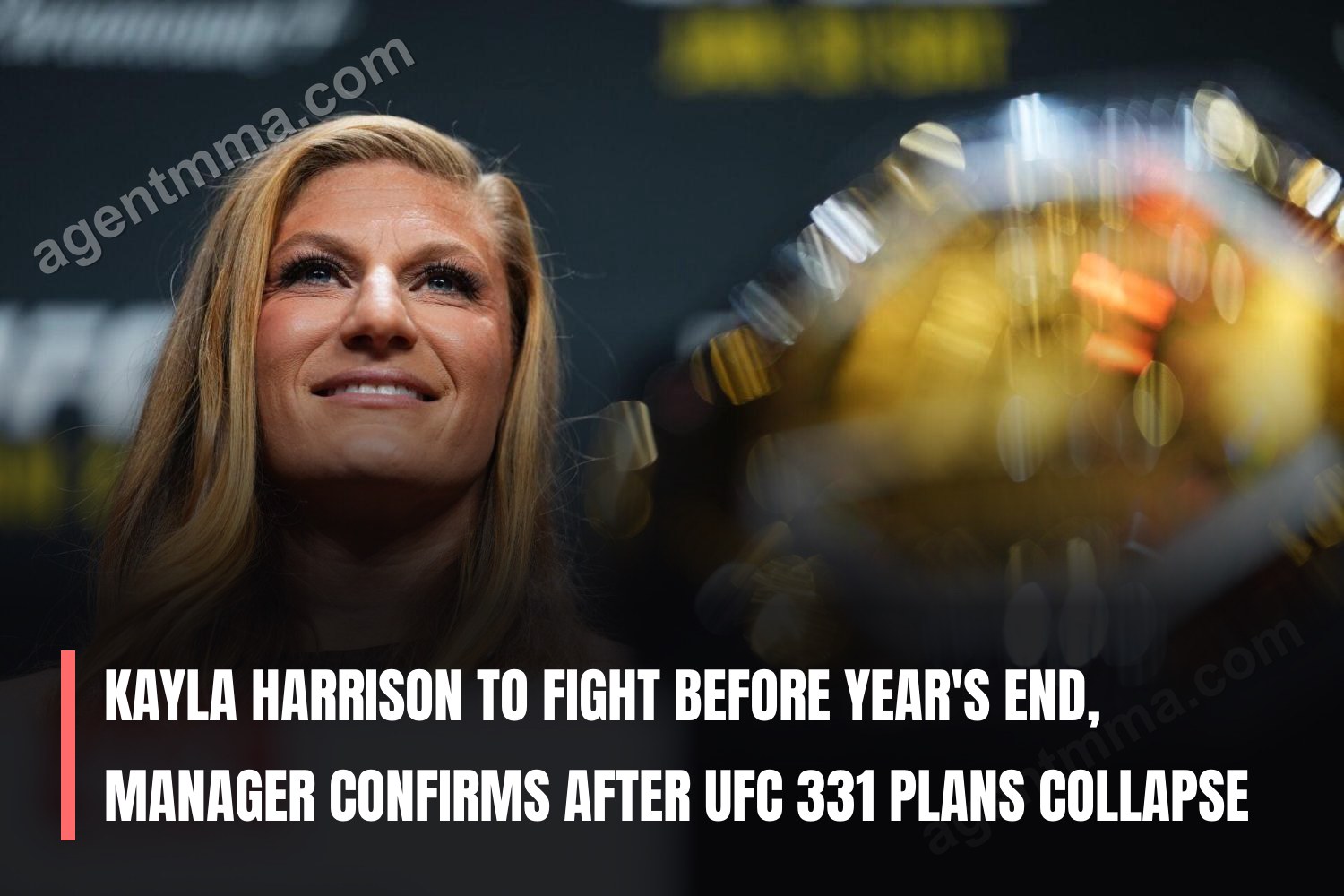 Kayla Harrison to fight before year's end, manager confirms after UFC 331 plans collapse