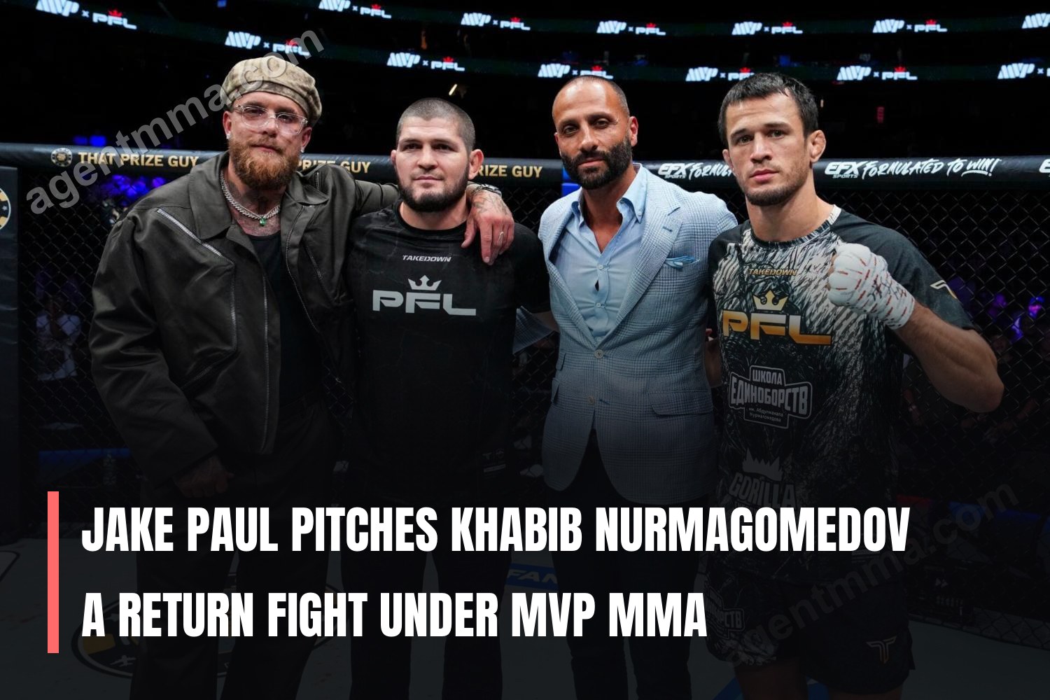 Jake Paul Pitches Khabib Nurmagomedov a Return Fight Under MVP MMA