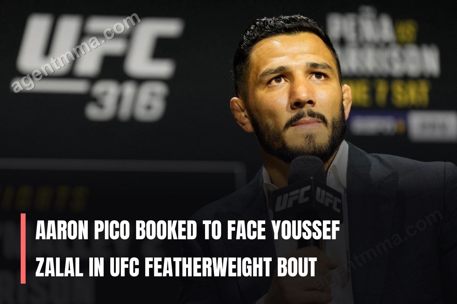 Aaron Pico booked to face Youssef Zalal in UFC featherweight bout