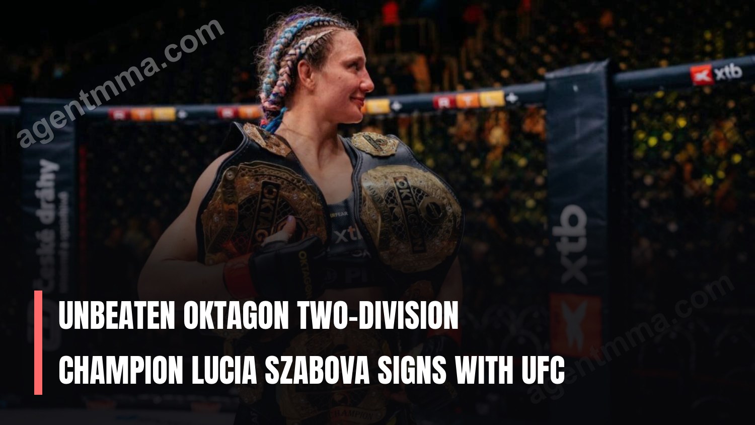 Unbeaten Oktagon two-division champion Lucia Szabova signs with UFC