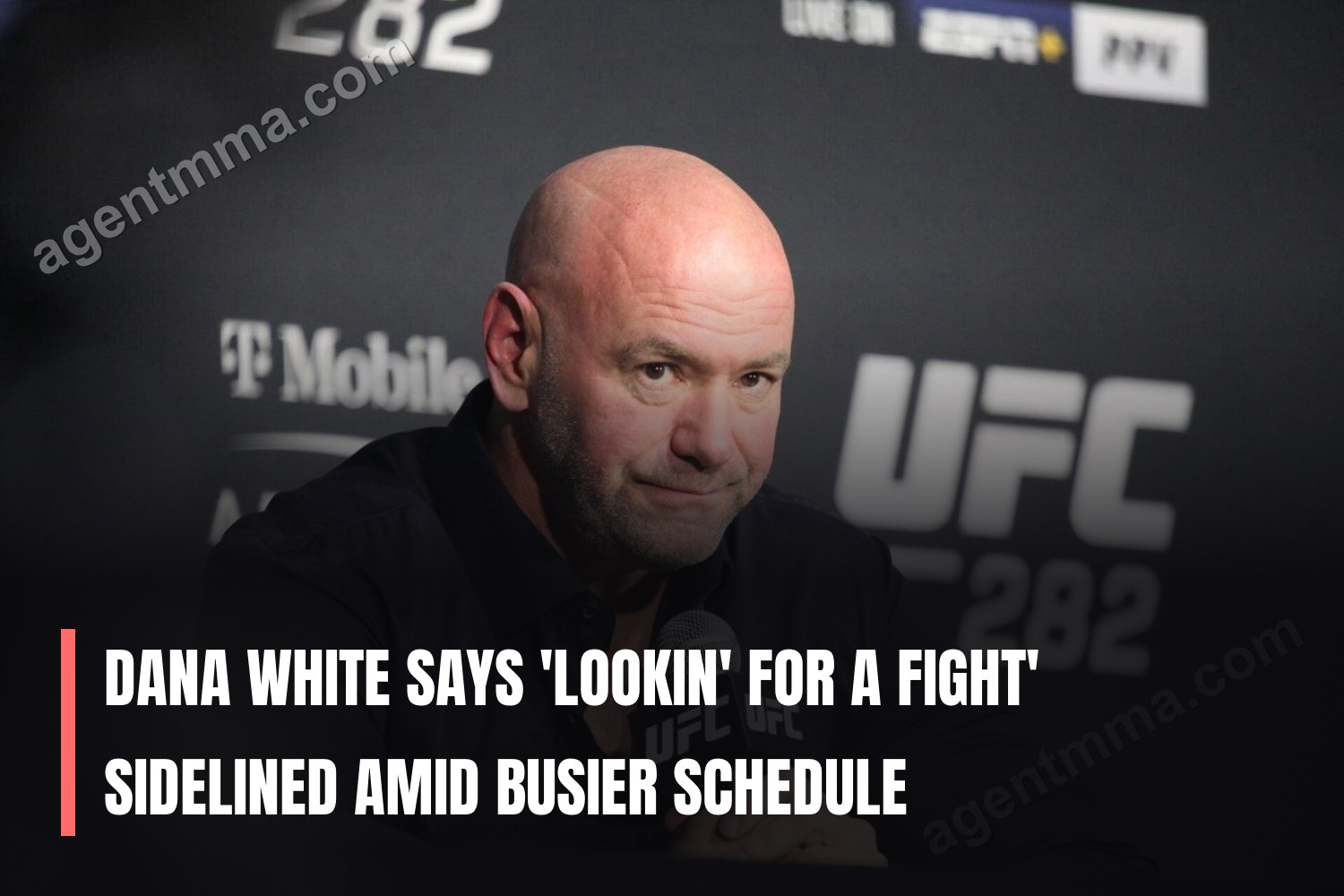 Dana White says 'Lookin' for a Fight' sidelined amid busier schedule