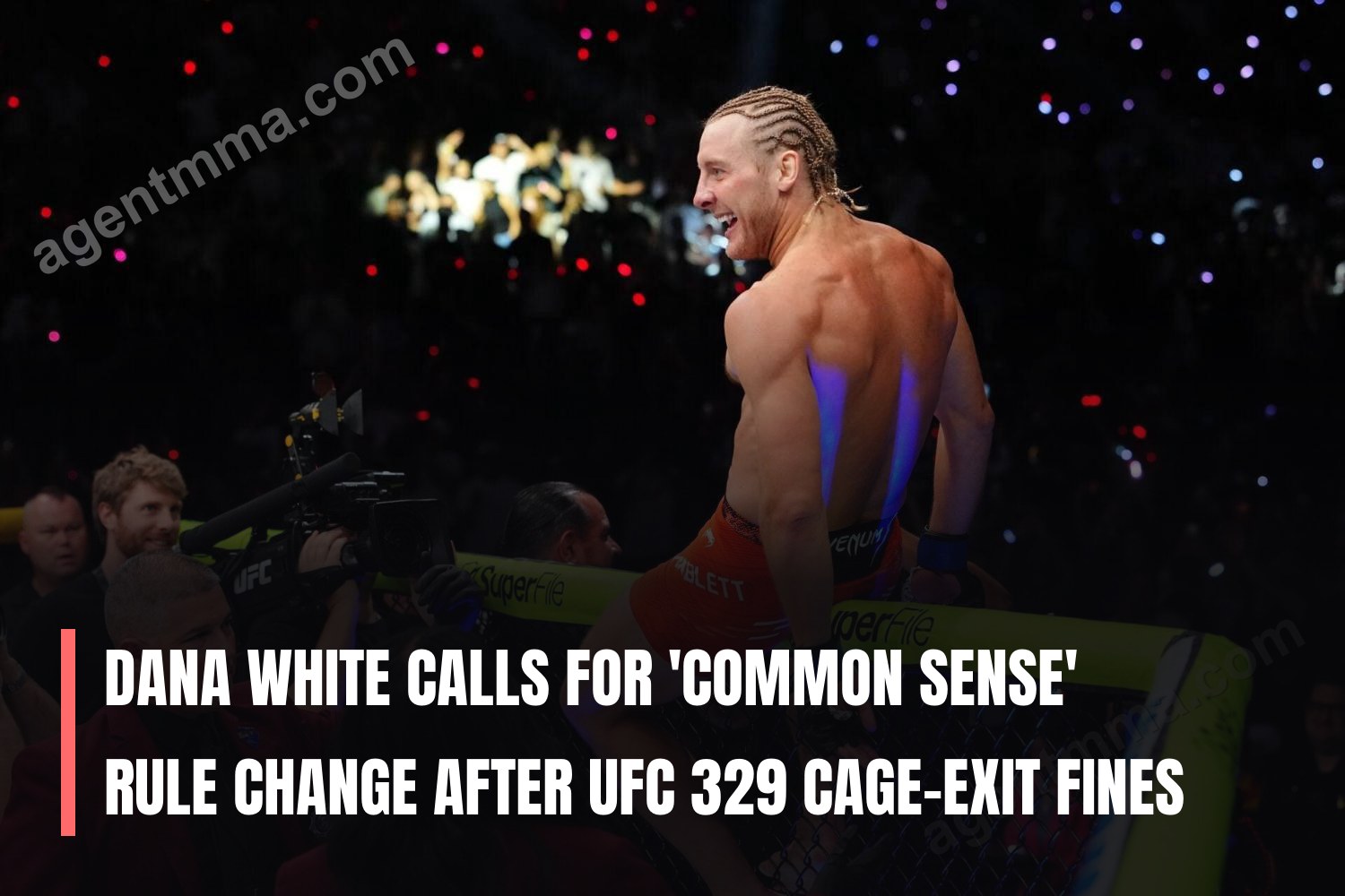 Dana White Calls for 'Common Sense' Rule Change After UFC 329 Cage-Exit Fines