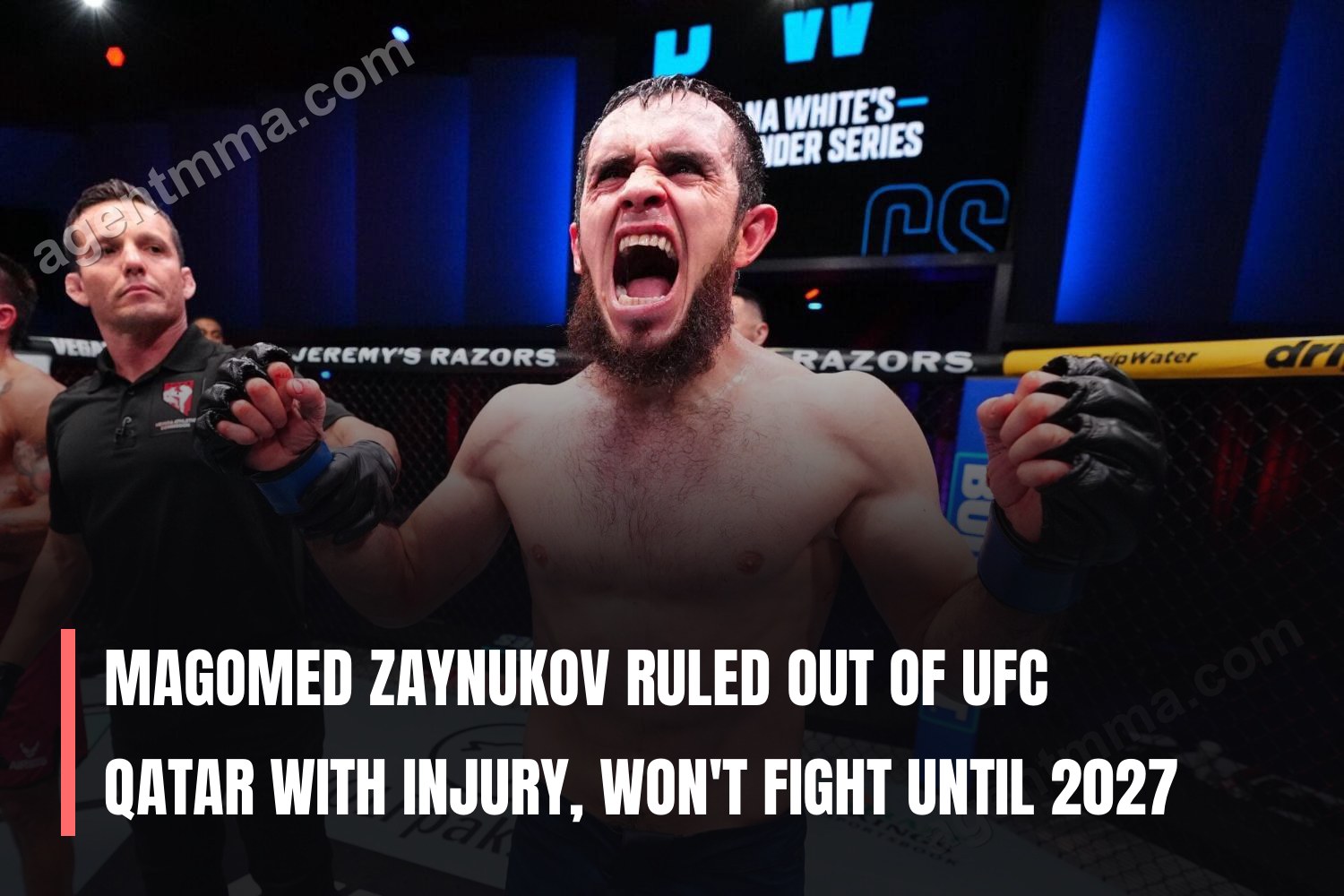 Magomed Zaynukov Ruled Out of UFC Qatar With Injury, Won't Fight Until 2027