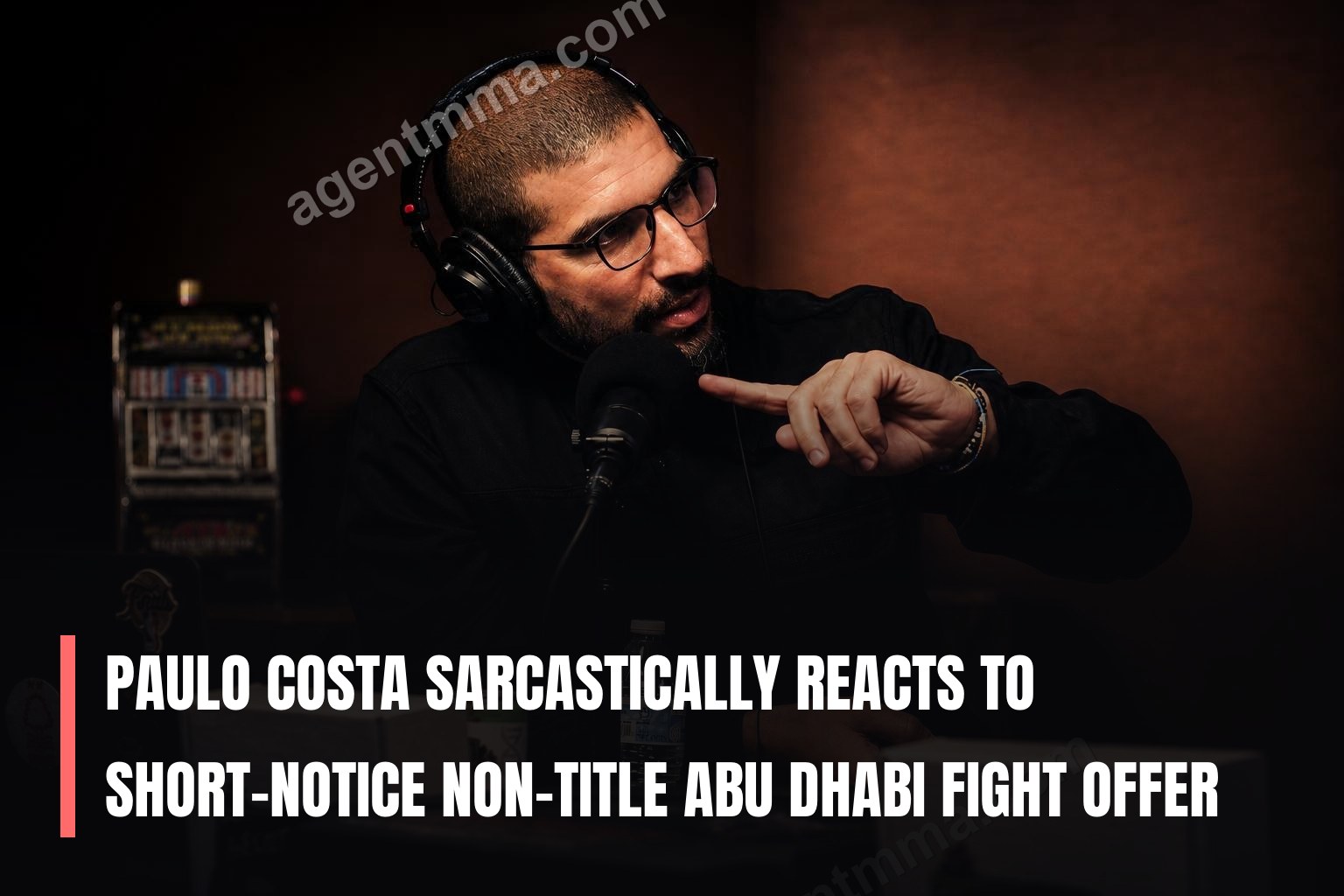 Paulo Costa reage sarcasticamente a oferta de luta em Abu Dhabi sem título e com pouca antecedência