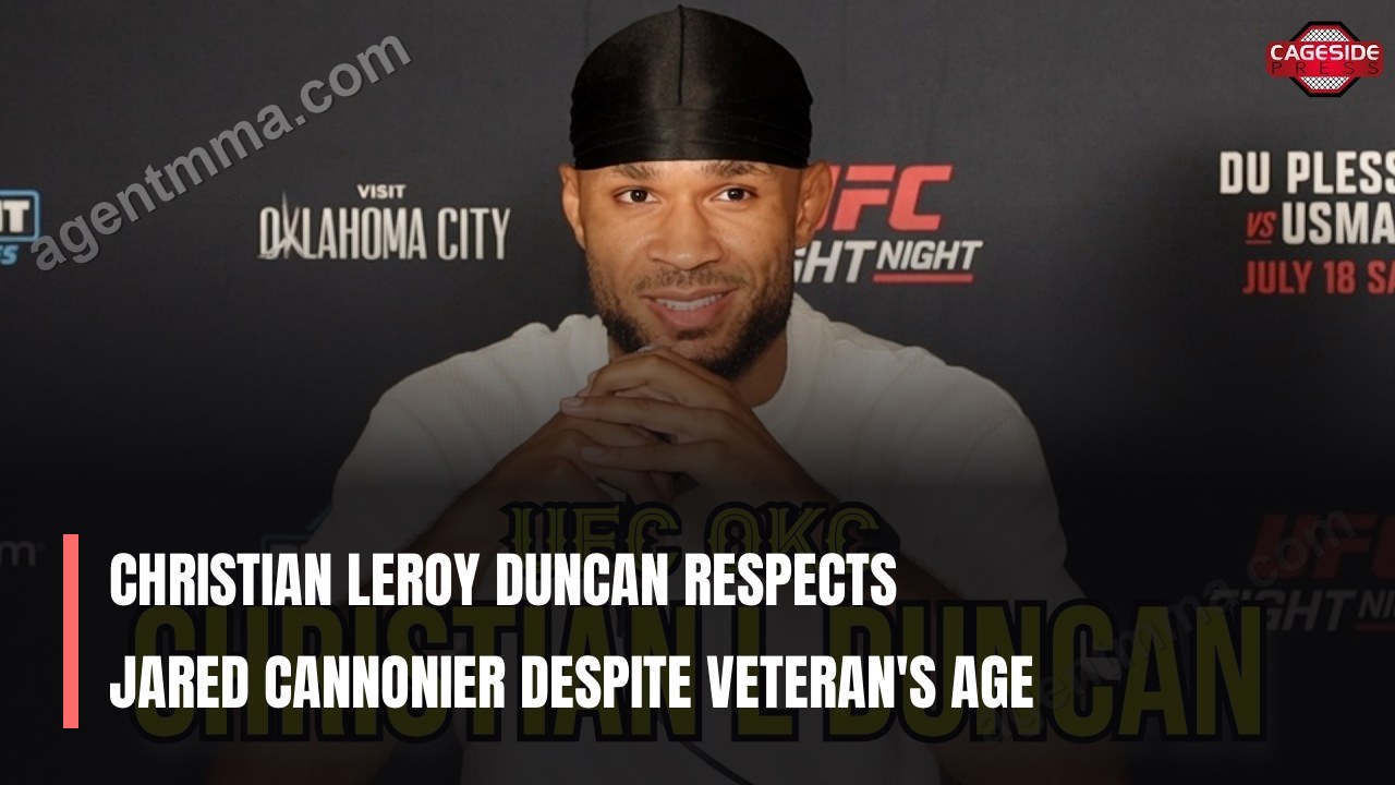Christian Leroy Duncan respeita Jared Cannonier apesar da idade do veterano