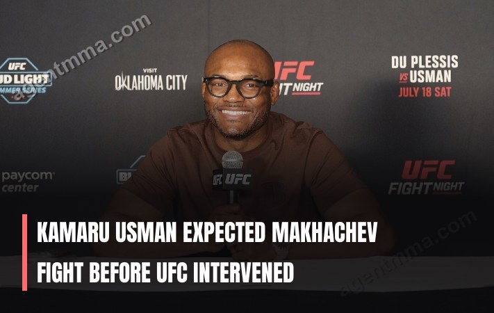 Kamaru Usman esperaba pelea contra Makhachev antes de que UFC interviniera