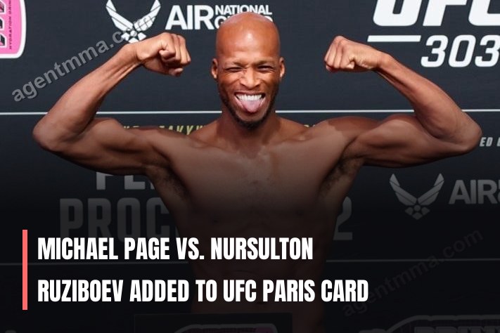 Michael Page vs. Nursulton Ruziboev Added to UFC Paris Card