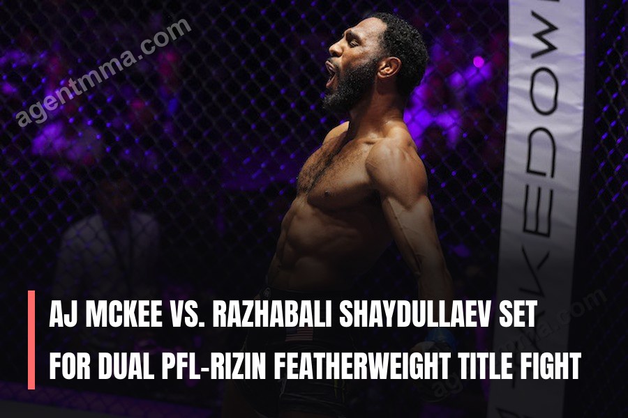 AJ McKee vs. Razhabali Shaydullaev Set for Dual PFL-RIZIN Featherweight Title Fight