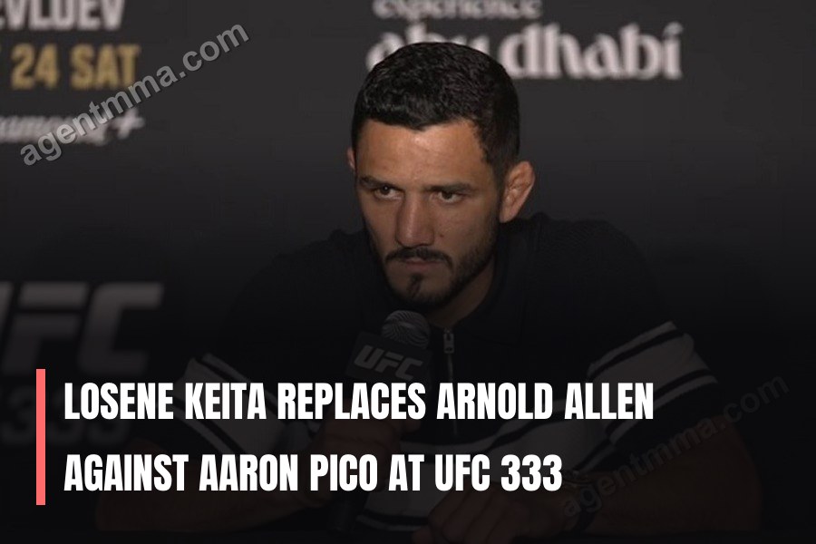 Losene Keita replaces Arnold Allen against Aaron Pico at UFC 333