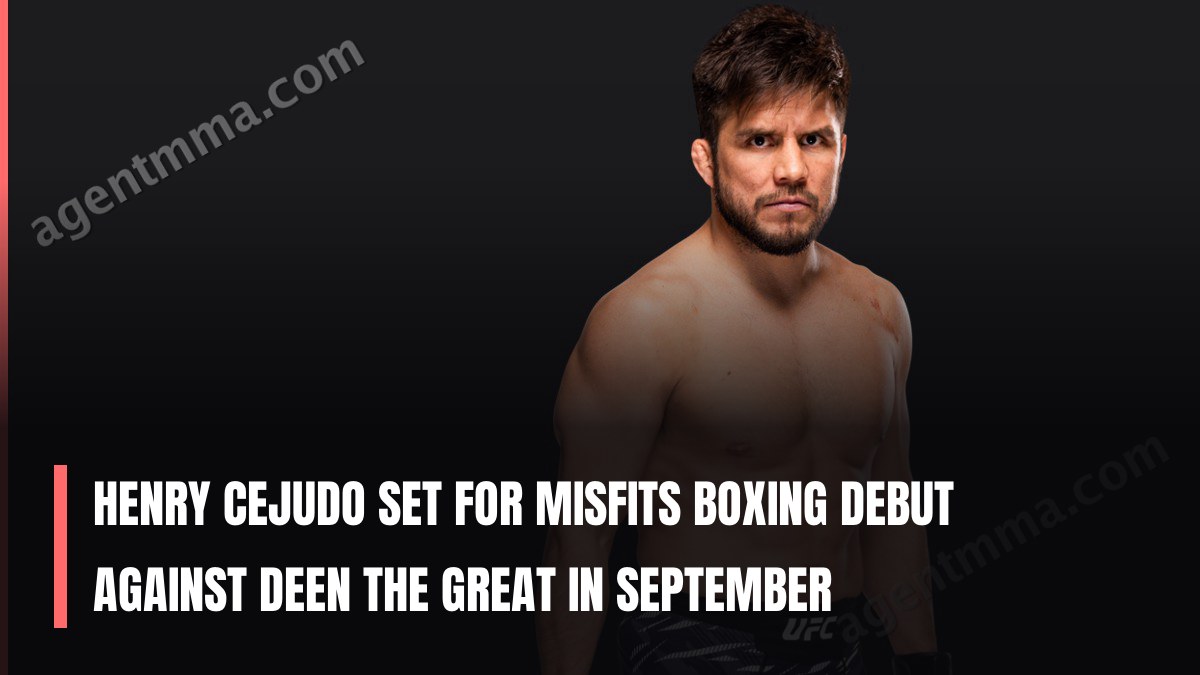 Henry Cejudo Set for Misfits Boxing Debut Against Deen the Great in September