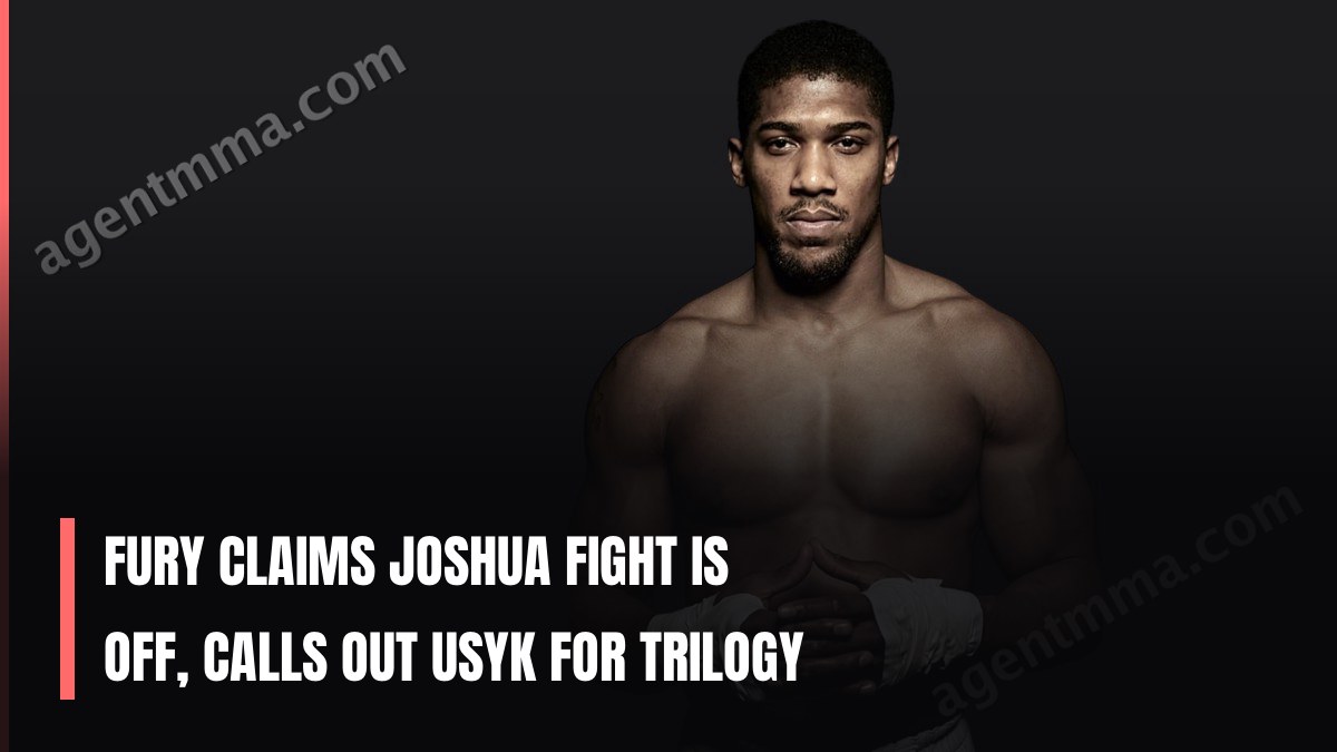 Fury Claims Joshua Fight Is Off, Calls Out Usyk for Trilogy