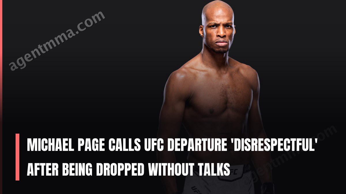 Michael Page calls UFC departure 'disrespectful' after being dropped without talks