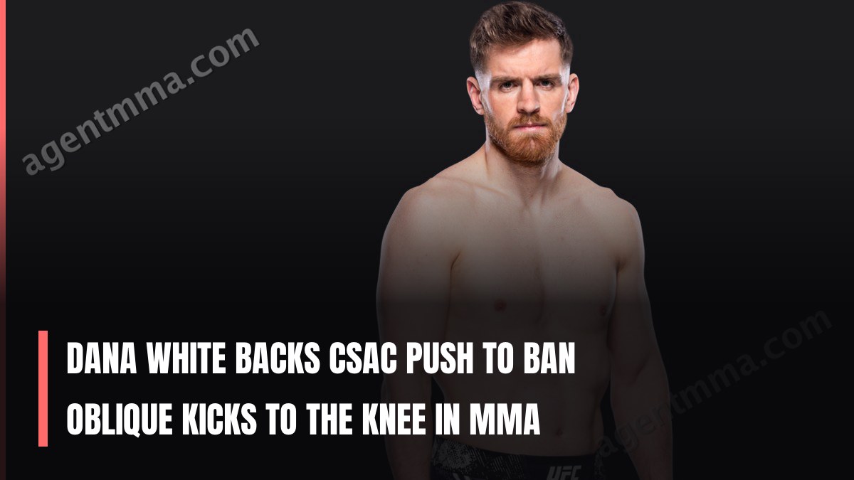 Dana White backs CSAC push to ban oblique kicks to the knee in MMA